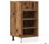 SARA* NEW Meuble pour cuisine/Salle à Manger - Large application - Meuble bas ""Riga"" - bois ancien 40 x 44,5 x 81,5 cm - bois