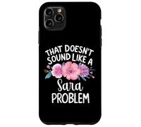 SARA Personalized Cute Flower Girls SARA Name Coque pour iPhone 11 Pro Max