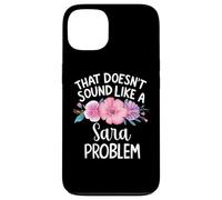 SARA Personalized Cute Flower Girls SARA Name Coque pour iPhone 13