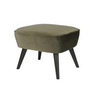 SARA - Repose pied en velours vert chaud Vert
