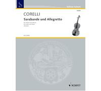 Sarabande and Allegretto: No. 5. violin and piano.