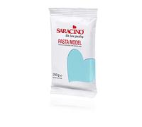 Saracino Pâte à Sucre Bleu Ciel Bébé Model 250 g sans Gluten Made in Italy