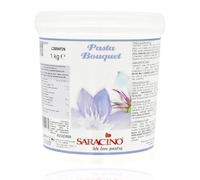 Saracino Pâte à Sucre Bouquet Pour Décorations Florales Sans Gluten de 1 kg Made In Italy