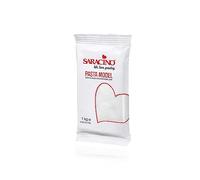 Saracino Pâte À Sucre Model Blanche À Modeler De 1 Kg Sans Gluten Made In Italy