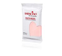 Saracino Pâte à Sucre Rose Bébé Model 250 g sans Gluten Made in Italy