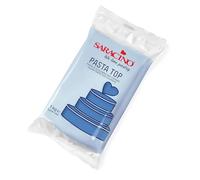 Saracino Top Pâte à Sucre pour Recouvrir 1000g Fondant Made in Italy - Couleur Bleu