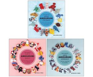 Sarah Abbondio crochet Mini Amigurumi Collection 3 Books Set (Ocean, Birds, Animals)