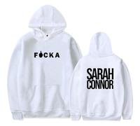 Sarah Connor Merch Ficka Album Tour Sweat à capuche à manches longues pour fan de mode Pull décontracté pour homme et femme, blanc, XXL