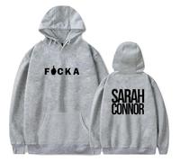 Sarah Connor Merch Ficka Album Tour Sweat à capuche à manches longues pour fan de mode Pull décontracté pour homme et femme, gris, 3XL