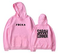 Sarah Connor Merch Ficka Album Tour Sweat à capuche à manches longues pour fan de mode Pull décontracté pour homme et femme, rose, XS