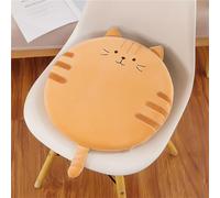 Sarah Duke Coussin de chaise rond pour enfant - En mousse à mémoire de forme - Coussin de sol - Pour chambre d'enfant, école - Chats