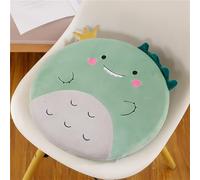 Sarah Duke Coussin de chaise rond pour enfant - En mousse à mémoire de forme - Coussin de sol - Pour chambre d'enfant, école - Dinosaure