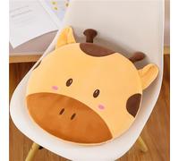 Sarah Duke Coussin de chaise rond pour enfant - En mousse à mémoire de forme - Pour chambre d'enfant, école - Girafe