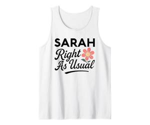 Sarah Flower s'appelle comme d'habitude : mère, épouse, Petite Amie, Fille Débardeur