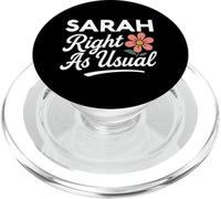 Sarah Flower s'appelle comme d'habitude : mère, épouse, Petite Amie, Fille PopSockets PopGrip pour MagSafe