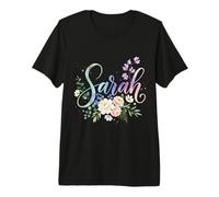 Sarah Flower T-Shirt Haut de Gamme