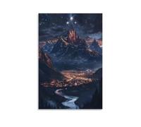 Sarah J. Maas Livre Art A Court of Thorns And Roses Velaris Poster Print (16) Posters/Art mural Peinture murale Décoration familiale 30 x 45 cm