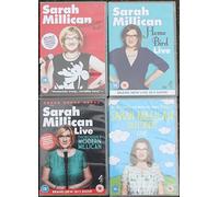 SARAH MILLICAN STAND-UP LIVE COMEDY COLLECTION 4 DVDS: CHATTERBOX / THOROUGHLY MODERN MILLICAN / HOME BIRD LIVE / OUTSIDER