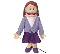 Sarah, Peach Mum/Teacher, Full Body, Marionnette de style ventriloque, 65 cm