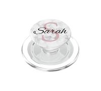 Sarah Rose Monogramme Rose Lettre S Filles PopSockets PopGrip pour MagSafe