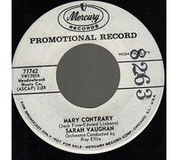 SARAH VAUGHAN - mary contrary / if you are but a dream 45 rpm single
