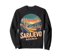 Sarajevo Souvenir de Voyage Scène vive de Bosnie Sweatshirt
