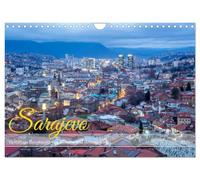 Sarajevo - Vielfältige Hauptstadt von Bosnien und Herzegowina (Wandkalender 2026 DIN A4 quer), CALVENDO Monatskalender: Spannende Einblicke in die unbekannte Stadt Sarajevo