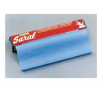 Saral - Pochette de Papier Transfert - Report de Dessin Précis et Facile - Activités de Loisirs Créatifs - Format 45 x 61 cm - Couleur Bleu - Lot de 12 Feuilles