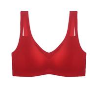 Saralush Aerisoft - Ultimate Breathable Comfort Bra, SaralushThe Anti Sagging Breast Bra, Supportive Everyday Brassiere (Red,Grand)