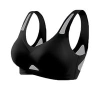 Saralush Aerisoft - Ultimate Breathable Comfort Bra, SaralushThe Anti Sagging Breast Bra, Supportive Everyday Brassiere (Black,TG)