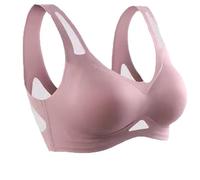 Saralush Aerisoft - Ultimate Breathable Comfort Bra, The Anti Sagging Breast Bra, Seamless & All-Day Comfort (Pink,TG)