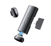 Saramonic Air SE Microphone pour téléphone portable, 48 kHz/24 bits, USB-C, mini microphone pour iPhone 15/16/17, Android, cravate sans fil, microphone à clipser pour vlogging, streaming, YouTube