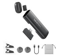 Saramonic Air SE Mini microphone sans fil pour iPhone 17/16/15 et Android, 48 kHz/24 bits, suppression du bruit AI, microphones créateurs de contenu à clipser pour YouTube Tiktok Podcast Vlogging