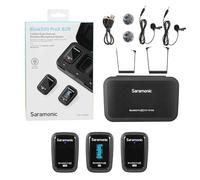 Saramonic Blink 500 Prox B2R Système de microphone sans fil à clipser pour 2 personnes avec enregistrement intégré et lavaliers