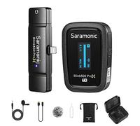 Saramonic Blink500 Prox B3 Microphone Cravate sans Fil OLED pour iPhone/iPad, 2,4 GHz iOS Microphone Cravate sans Fil avec Charing CAE pour Youtube/Vlogging/Broadcast