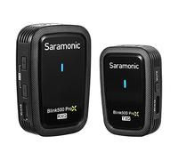 Saramonic Blink500 ProX Q10 Microphones cravate sans fil, portée de 100 m, mini microphone sans fil pour appareil photo, PC, iPhone, Android, entretien d'enregistrement, Vlogs