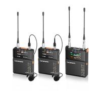 Saramonic K9 Microphone Cravate sans Fil Double UHF, pour appareils Photo Reflex numériques Canon, Nikon et Sony, caméscopes XLR, cinéastes, vidéastes, créateurs de Contenu, émissions de télévision