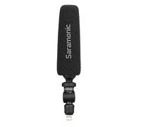 Saramonic Micro Microphone unidirectionnel avec Lightning pour Apple iPhone et iPad pour vidéos, vlogging, Diffusion en Direct, mises à Jour des réseaux Sociaux et Plus (SmartMic5 Di), Noir