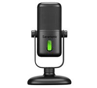 Saramonic Microphone de Studio USB à Grand diaphragme avec Support magnétique, Sortie Casque et LED Multicolore pour Ordinateurs et appareils Mobiles (SR-MV2000)