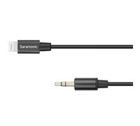 Saramonic Adaptateur microphone TRS vers Lightning SR-C2000 – 3,5 mm, câble 20 cm