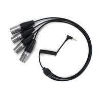 Saramonic SR-C2026 Câble de sortie TRRRS 3,5 mm vers 4 x XLR mâle pour système sans fil Blink 500 T4 4 personnes