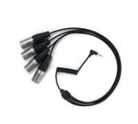Saramonic SR-C2026 Câble de sortie TRRRS 3,5 mm vers 4 x XLR mâle pour système sans fil Blink 500 T4 4 personnes