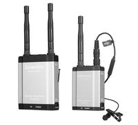 Saramonic Système de microphone cravate sans fil 2,4 GHz avec Talkback IFB, récepteur double canal pour appareil photo, DK3 Lav, étui rigide résistant à l'eau/aux chocs, et plus encore (Vlink2 Kit 1)
