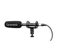 Saramonic T3 Pro Shotgun Mic avec Li-ION, poignée d'amortissement, Pare-Brise, câble XLR, boîtier et Plus (SOUNDBIRDT3), cardioïde de 11 Pouces