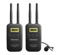 Saramonic VmicLink5 HiFi Système de Microphone Lavalier sans Fil Noir