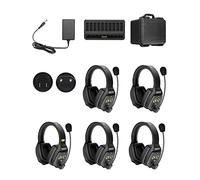 Saramonic WiTalk-WT5D Système d'interphone sans fil duplex 1,9 GHz pour 5 personnes avec étui rigide