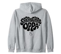 Saranghae Oppa K-Drama - Romance Série Coréenne Kawaii Sweat à Capuche