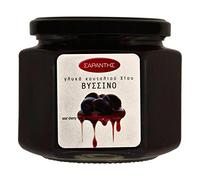 Sarantis, Greek Sweet Fruit Preserve in Syrup, Sour Cherry , Net weight 453g, Glass jar