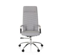 hjh OFFICE Siège de Bureau à Domicile SARANTO Plus Tissu Gris Clair