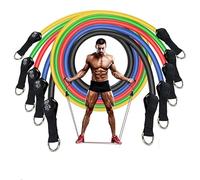 Saraoriginalshop Bande élastique de résistance pour fitness avec mousqueton pour ancrage en métal pour portes et poignées pour intérieur et extérieur disponible en différentes tailles (10 livres / 4,6
